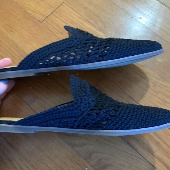 Lucky Brand EUC black knit slides Size 6 - Picture 5 of 5